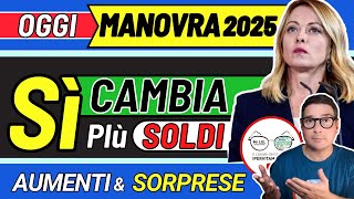 APPROVATO ➡ AUMENTO PENSIONI IRPEF BONUS 1000€ ASSEGNO UNICO INVALIDI ISEE STIPENDI 🔴 MANOVRA 2025