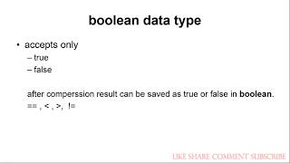java basic part 12 # Boolean data type in hindi