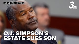 OJ Simpson estate sues one of his sons for moving into Las Vegas home