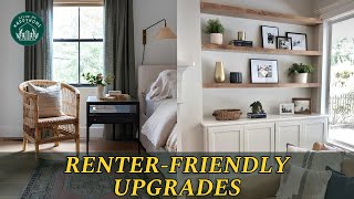 RENTER-FRIENDLY UPGRADES Without Permanent Changes | Budget-Friendly Projects for a Designer Look