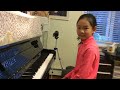 alice zhou 9 years plays the little meeting by burgmuller