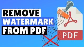 How to Remove Watermark from PDF