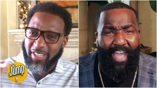 Tracy McGrady and Kendrick Perkins get heated over their NBA bubble predictions | The Jump