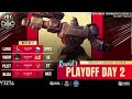 round 1 day 2 playoff match eastern grand tournament season 2