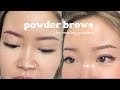 ombre powder brows healing process | 5 weeks