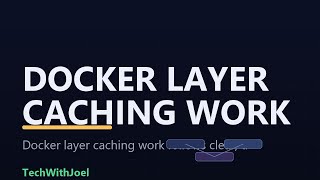 How Docker layer caching Actually Works