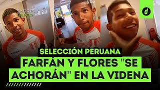Jefferson Farfán y Edison Flores "se pelean" en la VIDENA: "Te voy a meter tu galleta ah" | #Shorts