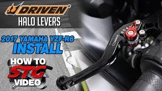 Driven Halo Brake and Clutch Lever Install on a 2017 Yamaha R6 | Sportbiketrackgear.com