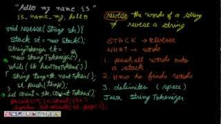 Programming Interviews: Algorithm: Reverse the words of a String or Sentence
