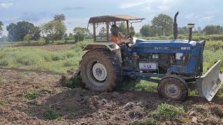 FORD 6610 เพลาเดียวรุ่นพิมพ์นิยม 80 แรงม้า กับงานไถนา ท่อดังลั่นทุ่ง แรงจัด tractor