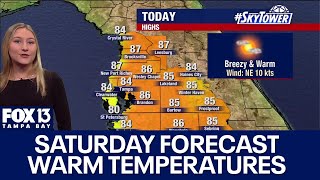 Tampa weather | Rain chances on Sunday