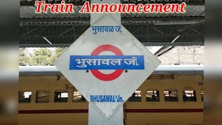 Train Announcement at Bhusawal Junction || Indian Railways