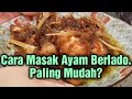 masak ayam berlado paling ringkas.