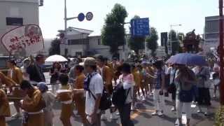 平成２７年　熊谷うちわ祭　巡行祭　櫻町区屋台　Kumagaya  Uchiwa  Matsuri