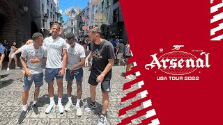 The Arsenal USA Tour Diary feat Frimpon | Saliba, Nketiah, Turner & Nelson go to Universal Studios