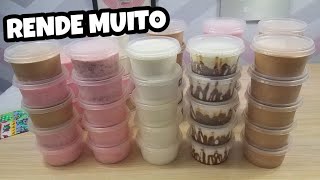 4 Sabores de Sorvete no Pote com APENAS 3 RECEITAS | Rende MUITO | FAÇA E VENDA