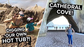 NEW ZEALAND TRAVEL VLOG Day 2 | CATHEDRAL COVE | HOT WATER BEACH | Coromandel Peninsula