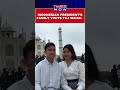 Putra Presiden Indonesia Joko Widodo dan Istrinya Erina Gudono Kunjungi Taj Mahal #shorts