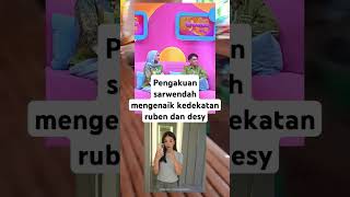 Sarwendah sudah merelakan Ruben untuk bersama desy