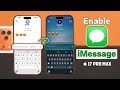 How To Enable iMessage On iPhone 17 Pro Max! [Activate]