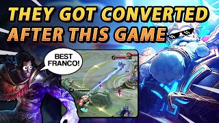 They Became Fans After This Franco Gameplay | Mobile Legends