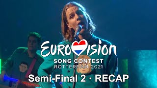 Eurovision 2021 – Recap of Semi-Final 2 (Before the Show)