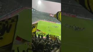 Werder Bremen - Borussia Dortmund Stimmung Gästeblock