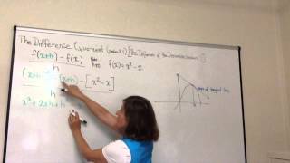 Difference Quotient pt 2