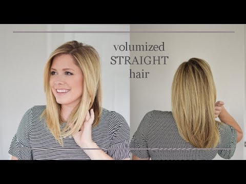 How to flat iron your hair with VOLUME! No flat hair here folks. How to flat iron your hair with VOLUME! No flat hair here folks.