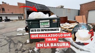 Dumpster Diving Esto es IMPRESIONANTE Qué Hallazgo Lo QUÉ Tiran En la BASURA😱#dumpsterdiving