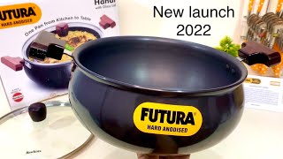 ✨NEW LAUNCH✨Hawkins Futura Cook n Serve HANDI हांडी | Hard Anodised Biryani Handi | GLASS LID Amazon