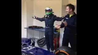 Felipe Massa driver extraction test