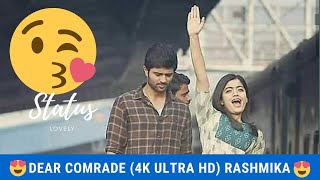 Dear Comrade (4K Ultra HD) - Vijay Devarakonda (2020) Hindi Dubbed Status  - Rashmika