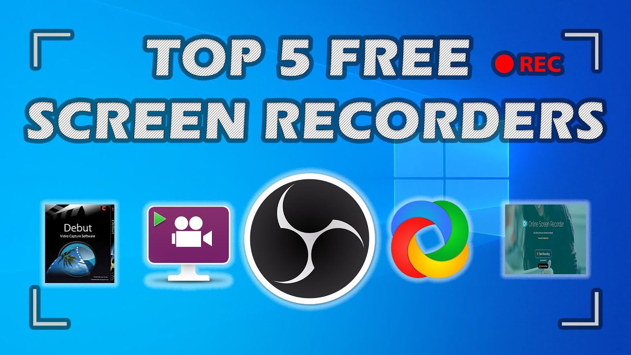 FREE Screen Recorder 2020 | TOP 5 - YouTube