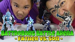 Battroborg Warrior Battle Arena Set [Father Vs.Son] Viking Vs. Knight