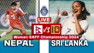 Nepal vs Sri Lanka Live \u0026 Preview - Women's SAFF Championship 2024