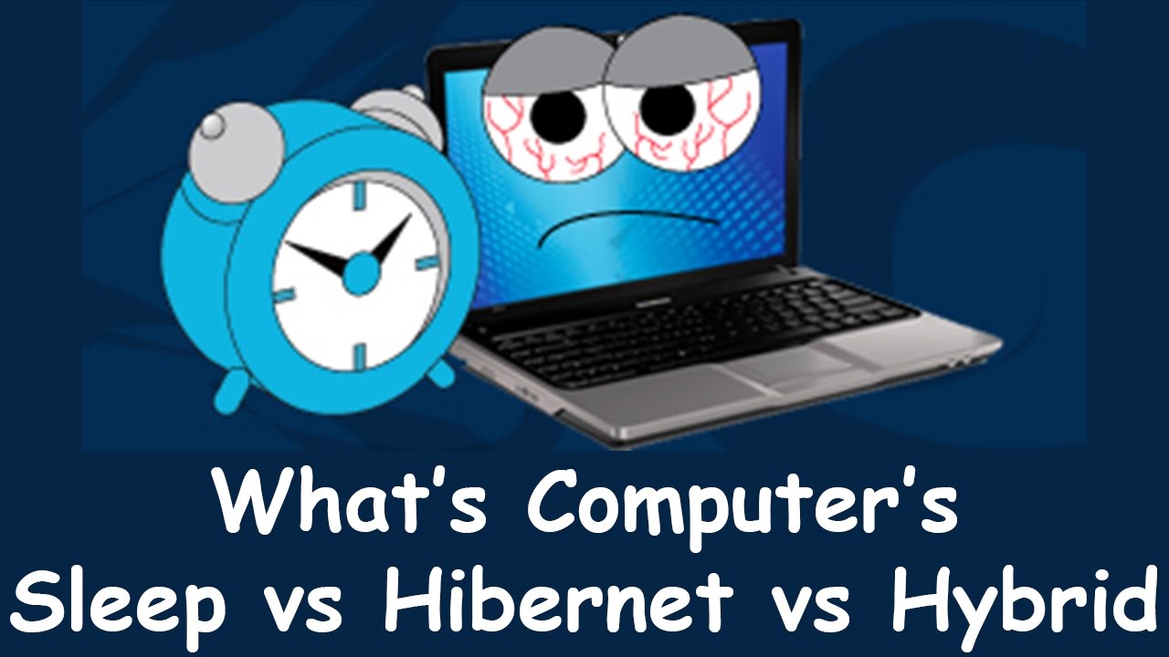 Sleep Vs. Hibernate Vs. Hybrid : Which Mode Should You Use In PC? - YouTube