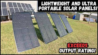 Ultra Lightweght Solar Panels! Exceeds Specification!