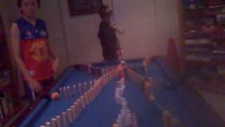 funny things/dominos billiards trick