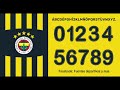 Tipografia Fenerbahce 2023 -24 free download Fenerbahce Font 2023 - 24