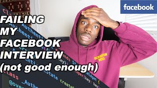 FACEBOOK SOFTWARE ENGINEER REJECTION INTERVIEW