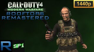 COD4: Rooftops Remastered Mod Walkthrough 1440p