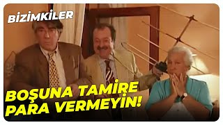 Şükrü ve Şevket Yanlışlıkla Anteni Söktü! - Bizimkiler