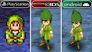 Dragon Quest VII | PS1 vs Nintendo 3DS vs Android | Graphics Comparison