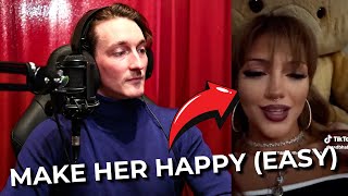 Woman tells us how easy it is to make a girl happy...