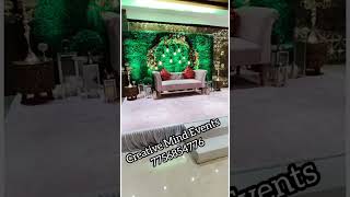 Simple and Elegant Wedding Reception Stage Decoration Ideas 2021| Latest Reception Decoration #short