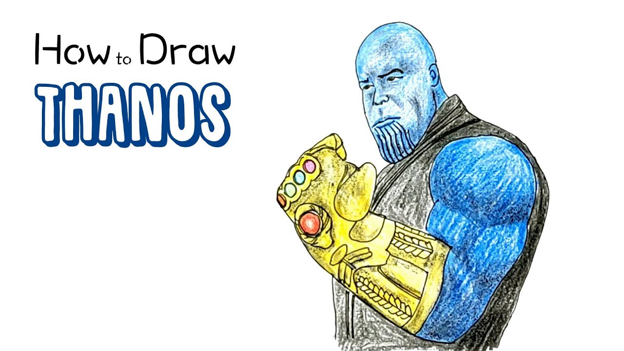 How To Draw Thanos - YouTube