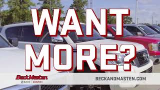 We Have Over 300 Certified Pre-Owned Vehicles In Houston, TX | Beck & Masten Buick GMC North