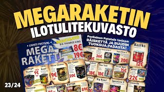 Megaraketin ilotulitekuvasto 2023-2024