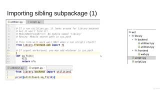 Packages 2 Import siblings [Mastering 4 critical SKILLS using Python]
